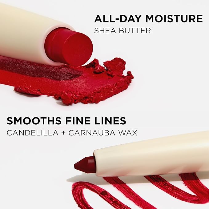 HALEYS Re-mark Dual Ended 2-in-1 Lipstick & Liner (Siren), Blue Red Lip Combo Sets, Creamy Matte Moisturizing Lipstick for Women, Precision Lip Liner, Expertly Paired Lip Liner and Lip Stick Combo