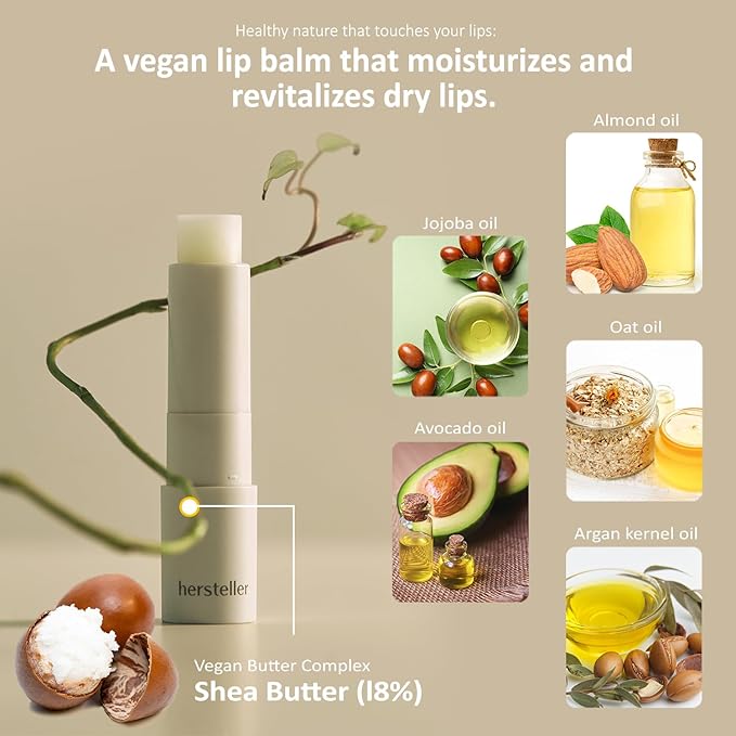 hersteller Nearby Recharging Lip Balm Vegan Butter Complex Intensive Moisturizing Treatment for Dry Lips and Cheek Natural Healthy (Fuchsia)