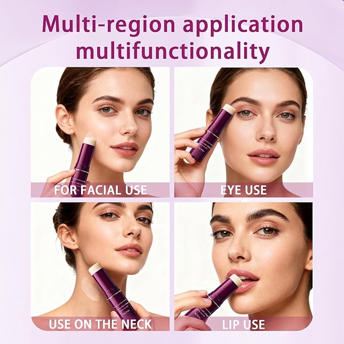 2PCS Calcium Multi Balm, cementerre calcium multi balm，Korean collagen moisturizing stick, anti wrinkle moisturizing cream for intensive repair, firming skin, suitable for eyes, neck and face