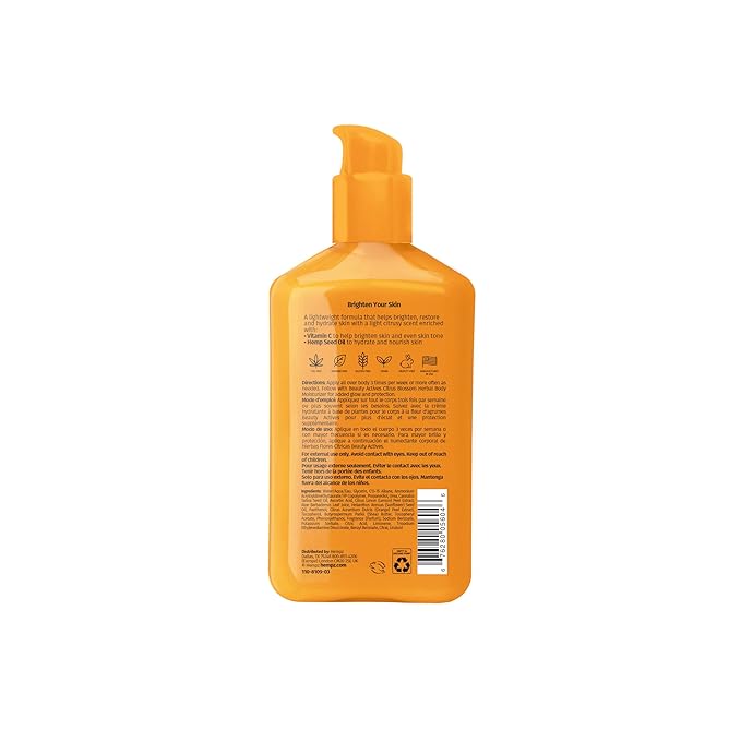Hempz Citrus Blossom Body Serum with Vitamin C, Light weight, Fast Absorbing, 8.5 fl.oz.