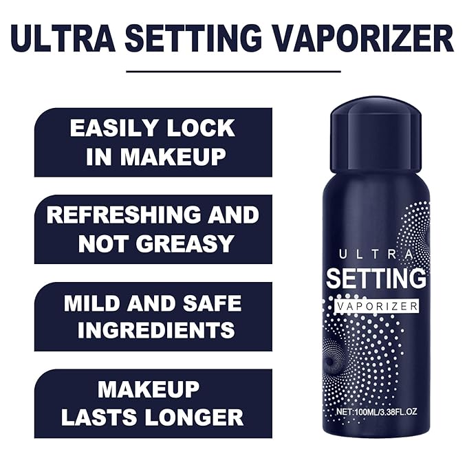 Infallible 3-Second Setting Spray Mist, Microfine Mist for up to 36.5 HR Wear, Clear, 3.38 oz