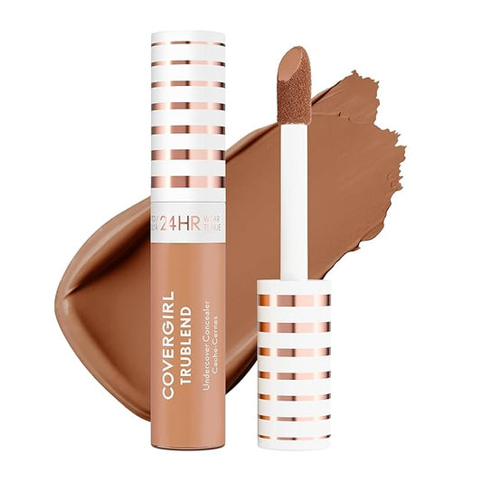 COVERGIRL TruBlend Undercover Concealer, Buildable, Full Coverage, 24-Hour Wear, Matte Finish - T100 Golden Amber (Packaging May Vary)