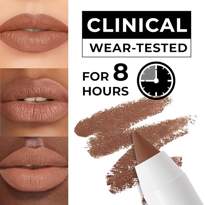 Lamel Matte Gel Lip Liner Pencil | Weightless&CreamyTexture - Sharpenable - Longwear & Waterproof - High Pigmented & Flawless Finish - Moisturizing - Cruelty-free & Paraben-Free,- 407, 1,7g/0.05oz