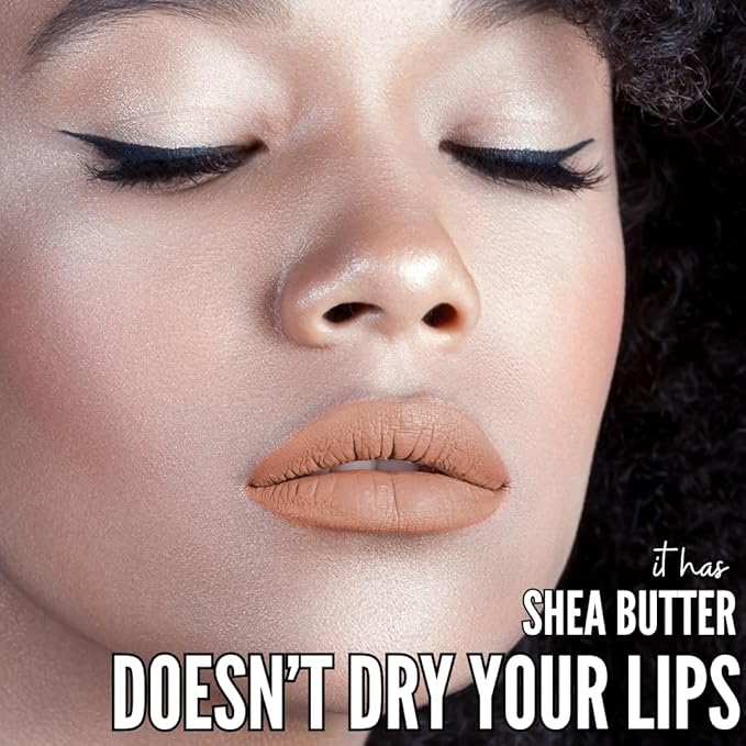Mynena Nude Peach Long Lasting Lipstick for Women Waterproof & Transfer-Proof | Hydrating with Shea Butter | Bold Pigment Matte Color Lip Stain | Talc-Free & Vegan Product that Performs | Avani