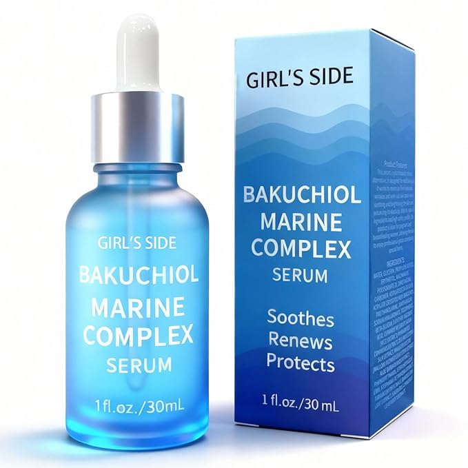 Bakuchiol Serum for Face - Retinol Alternative for All Skin Types, Anti-Aging Treatment Reduces Fine Lines & Wrinkles, Firms Skin with Ceramide & Hyaluronic Acid, 1 fl.oz