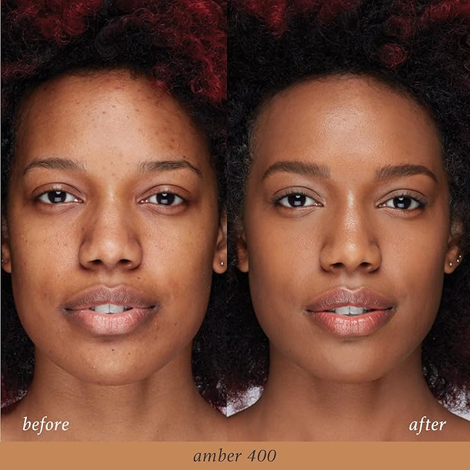 Julep Cushion Complexion Concealer & Corrector Stick - 400 Amber - Infused with Turmeric & Hyaluronic Acid - Medium Coverage - Natural Finish