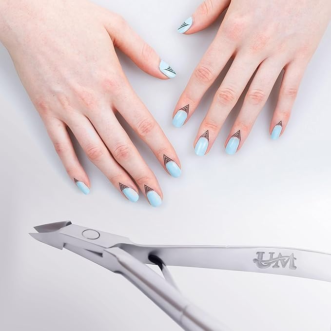 UM Supplies Cuticle Trimmer | Hangnail Remover | Extremely Sharp | Professional Cuticle Nippers | Stainless Steel | Cuticle clippers | Pedicure Manicure Tool (Jaw 12) 4mm