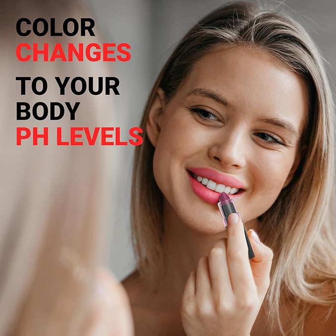 MOODmatcher LIVAURA Original Color Changing Lipstick – 12 Hours Long-Lasting, Moisturizing, Smudge-Proof, Glamorous Personalized Color, Premium Quality – Made in USA (Orange)