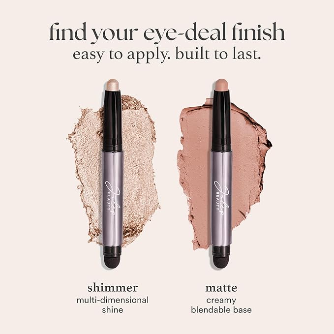Julep Eyeshadow 101 Cream-to-Powder Waterproof Shadow Stick – Copper Shimmer – Long-Lasting, Crease-Proof, Shimmer Cream Eyeshadow with Built-in Smudger