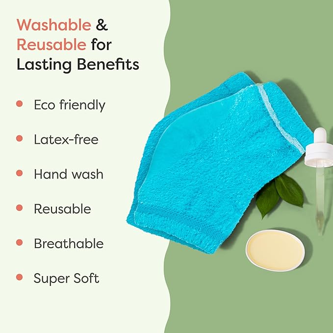 ZenToes Moisturizing Socks for Cracked Heel Treatment, Vitamin E, Olive Oil and Jojoba Oil Infused Heel Socks, Galentines Day Gifts, Self Care Gifts for Women (Fuzzy Blue, Regular)