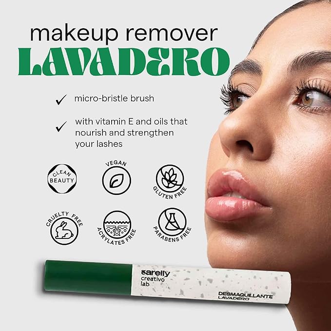 SARELLY, Eye Kit, Long Cow Lashes Mascara + Lavadero Eye Makeup Remover, Sarelly Creative Lab