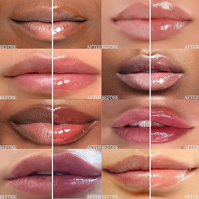 Rosee Lip Gloss Vegan & Cruelty Free Treatment, Professional Make up, Long Lasting Glossy with Shea Butter, Moisturize, Protect & Smooth, High Shine, Non-Sticky (k. Raspberry, 0.5 Fl Oz)