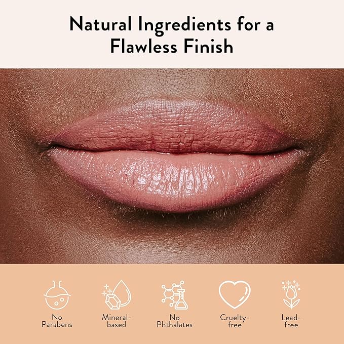 Juwel Cosmetics Liquid Lipstick for Women, High Pigment Long Lasting Lipstick, Lightweight Creamy Finish, Transfer-Proof Mineral-Based Nourishing Formula, Cruelty-Free & Lead-Free Lip Color, Sienna