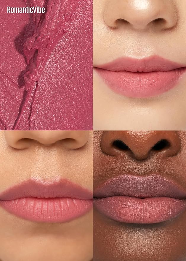 Kaja Love Blur Lip Balm - 04 Romantic Vibe | Soft & Comfort Semi-Matte Blurring Daily Color Lip Balm | Shea Butter, Avocado Oil, Citrus Unshiu Peel Extract, Vitamin E Infused, Beauty Gift, 4g/0.14oz.