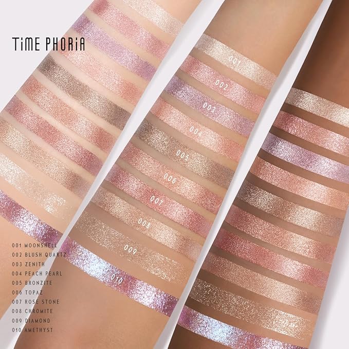 ILLUMINA JELLY EYESHADOW STICK - Long-Lasting Jelly Texture Blendable Eye Shine Stick | Crease-Proof, No Fallout, One-Swipe High-Impact Color | All-Day Wear (007 ROSE STONE)