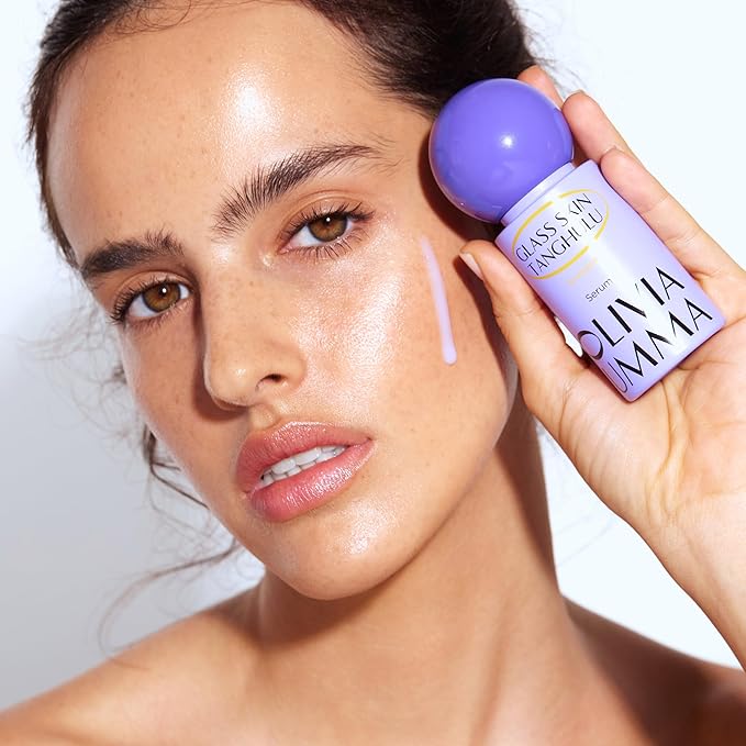 Olivia Umma Glass Skin Tanghulu Blueberry Serum – Anti Aging Korean Face Serum with Niacinamide & Vitamin C, B, A, E – Brightening & Hydrating Korean Skin Care for Face – 40ml