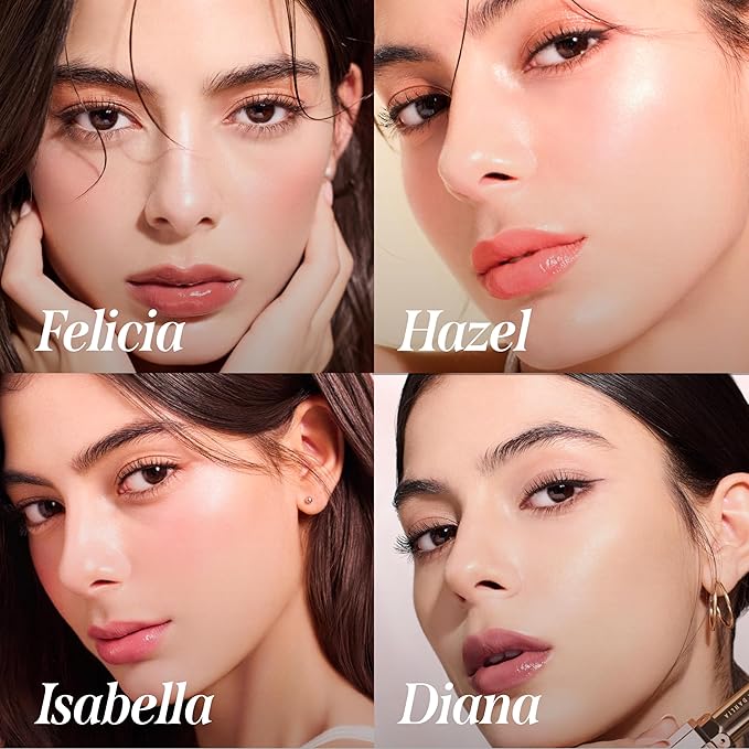 DEARDAHLIA Lip Paradise Sensual Lip Glow (Isabelle) - Weightless Hydrating Vegan Lipstick with Glossy Finish, Natural Radiant Glow & Shea Butter Nourishment. 0.11 oz