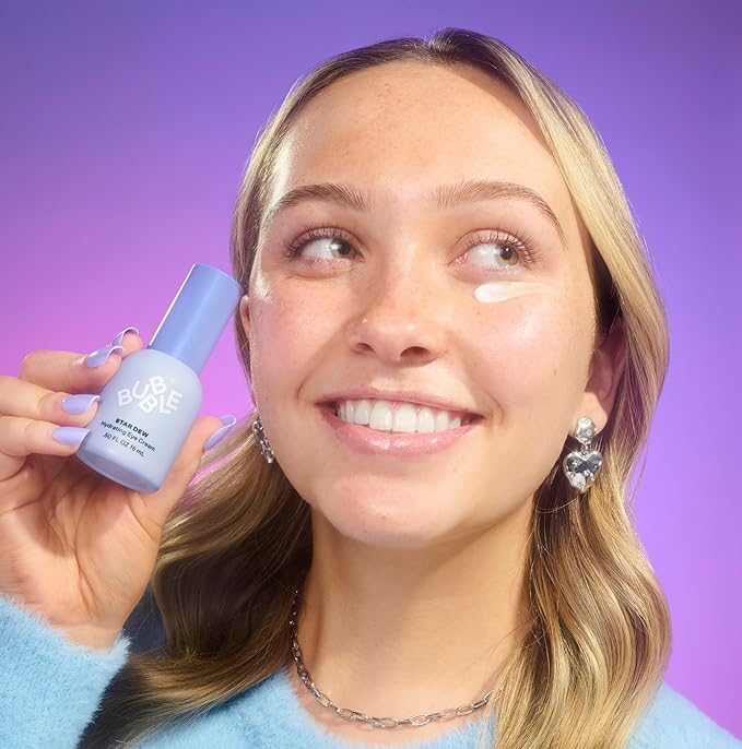 Bubble Skincare Star Dew Hydrating Eye Cream - Moisturizing Under Eye Cream for a Luminous, Dewy Look - Soothes Dryness, Prevents Moisture Loss & Helps Improve the Appearance of Dark Circles (15ml)