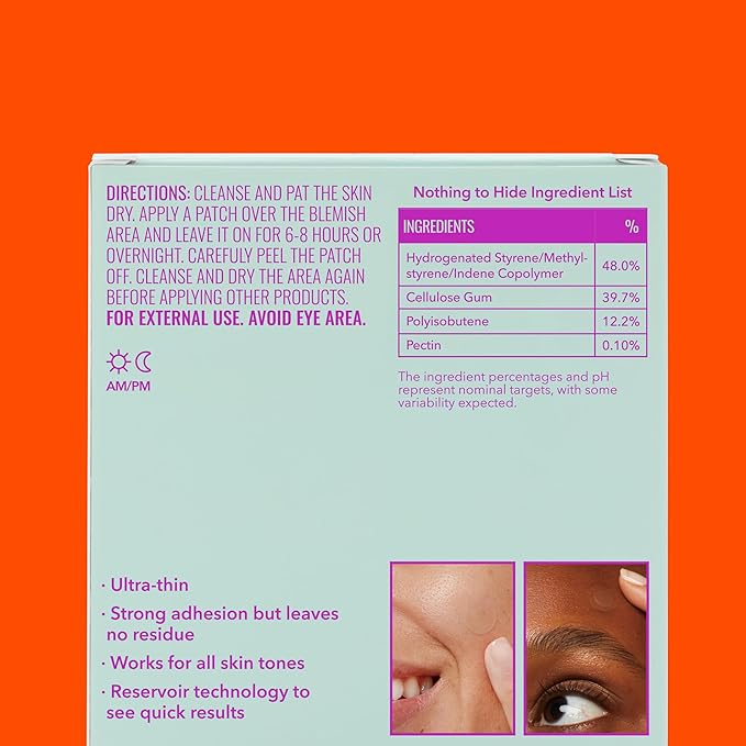 Good Molecules Pimple Patches Pack 2 – 120 Patches (60 × 2 Pack) | Ultra-Thin Hydrocolloid Acne Patches to Conceal Breakouts, Blackheads & Blemishes