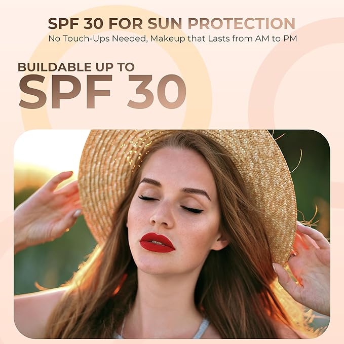FAIR 1 FOUNDATION (20g Mid Size Sifter Jar) – Mineral Foundation Powder – Soft Matte Finish, Lightweight Long Lasting Coverage – Sweet Face Minerals SPF 30