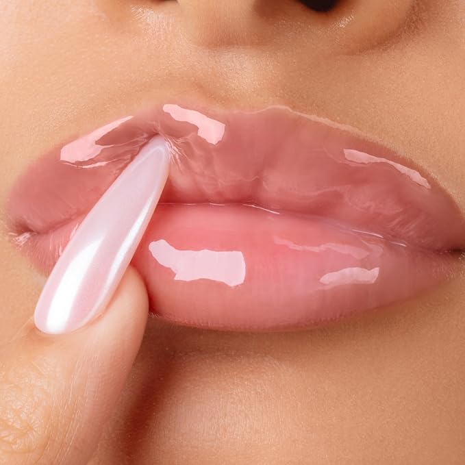 Gisou Honey Infused Hydrating Lip Oil, Nourishing Lip Moisturizer for Dry Lips (Vanilla Glaze)