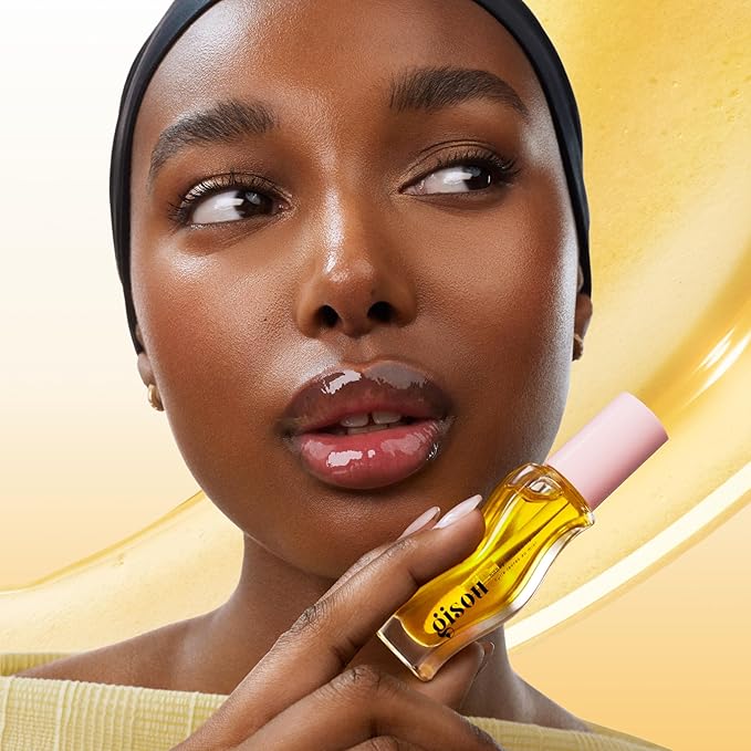 Gisou Honey Infused Hydrating Lip Oil, Nourishing Lip Moisturizer for Dry Lips (Fresh Honey)