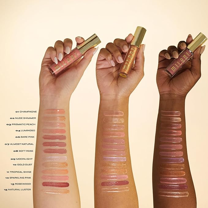 Milani Keep It Full Nourishing Lip Plumper - Rosy Bronze (0.13 Fl. Oz.) Cruelty-Free Lip Gloss for Soft, Fuller-Looking Lips