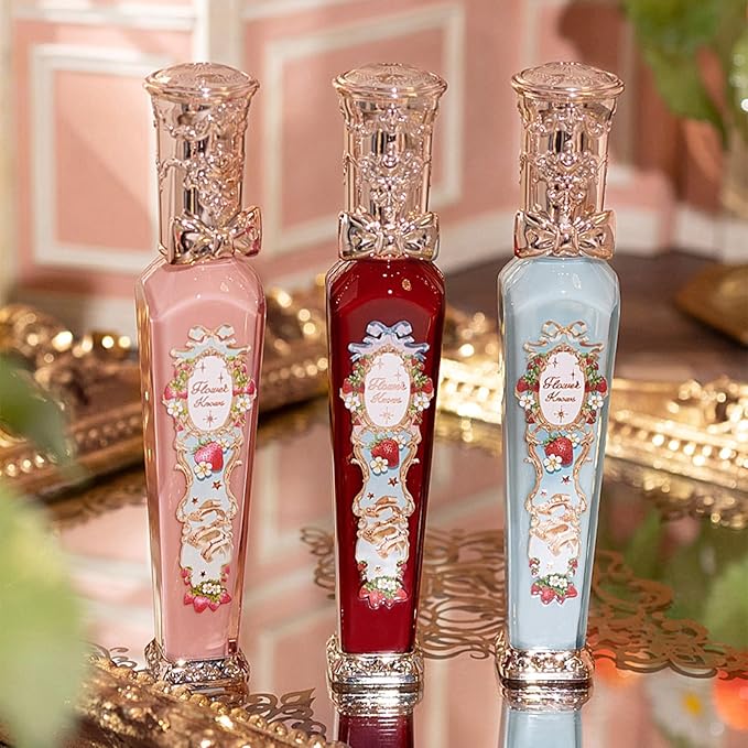 Flower Knows Strawberry Rococo Cloud Lip Cream,Long Lasting Burgundy Matte Lipstick,Hydrating Lip Stain,Transfer & Smudge Proof Velvet Liquid Lipstick for Girls&Women,0.12 Fl Oz(S08 Velvet Redwood)