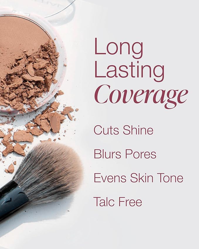 Mineral Fusion Pressed Powder Foundation - Matte Finish Face Powder for Fair Skin with Pink/Red Undertones - Age Defying Natural Makeup - Talc Free, Vegan, Hypoallergenic (Cool 1)