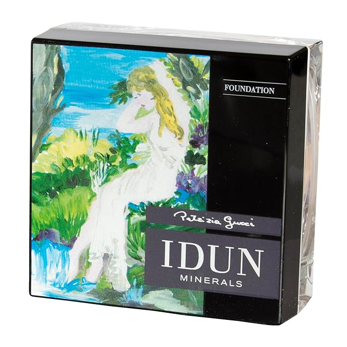 IDUN Minerals Mineral Powder Foundation - Longwear, Lightweight, Smooth Powder Formula - Blurring, Skin-Perfecting Finish - Vegan and Cruelty Free Formula - 015 Embla - 0.25 oz