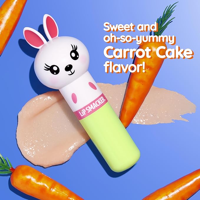 Lip Smacker Lip Balm, Bunny Hoppy Carrot Cake, 0.14 Ounce
