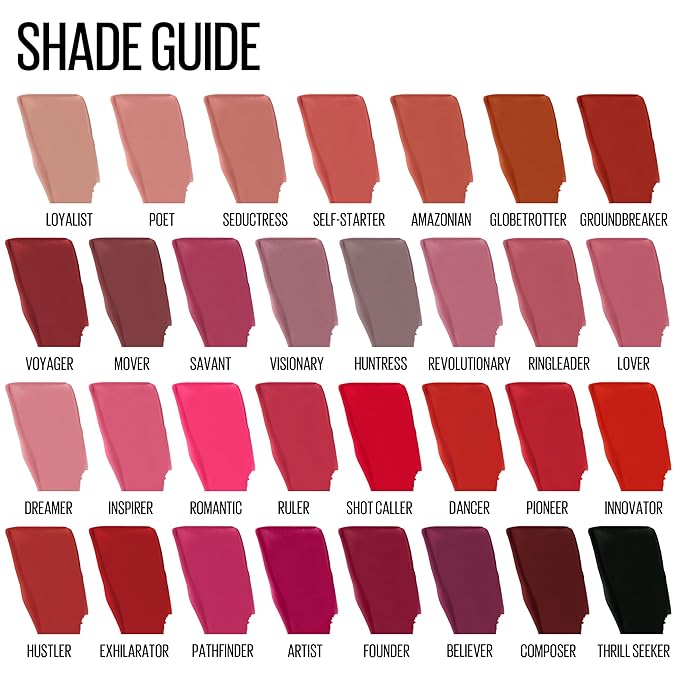 Maybelline Super Stay Matte Ink Liquid Lipstick Makeup, Long Lasting High Impact Color, Up to 16H Wear, Huntress, Muted Grey, 1 Count, Packaging May Vary