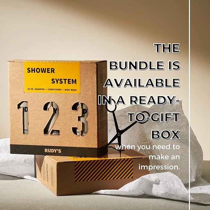 Rudy's No. 1 Moisturizing Shampoo | Natural Ingredients w/Coconut Oil, Paraben & Sulfate Free - All Hair Types for Men & Women (16 fl oz)