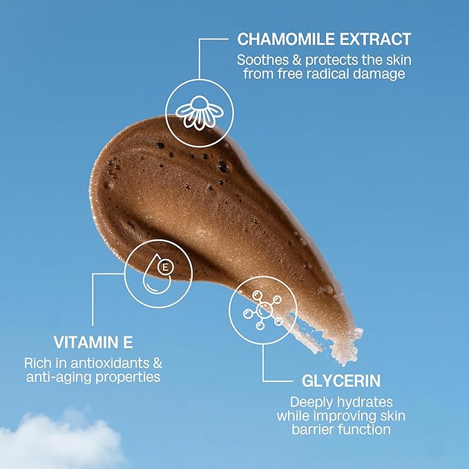 Bali Body Instant Tan Mousse | Wash-off instant bronzing mousse, streak-free with quick-dry finish | Chocolate-tinted body makeup for a natural glow | 200ml/6.7oz