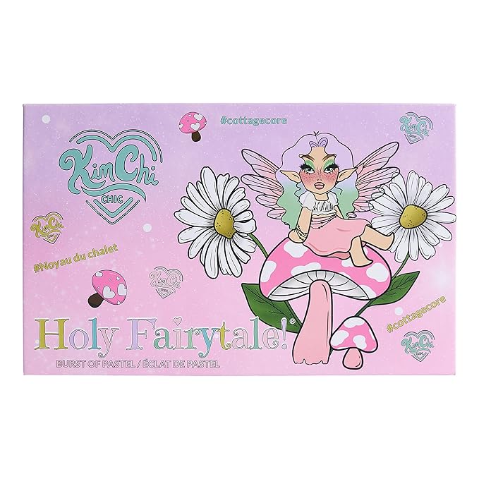 Kimchi Chic Holy Fairytale Palette – 40 Color Eyeshadow Palette, Highly Pigmented, Blendable, Long Lasting, Cruelty Free Cottagecore 1.26oz