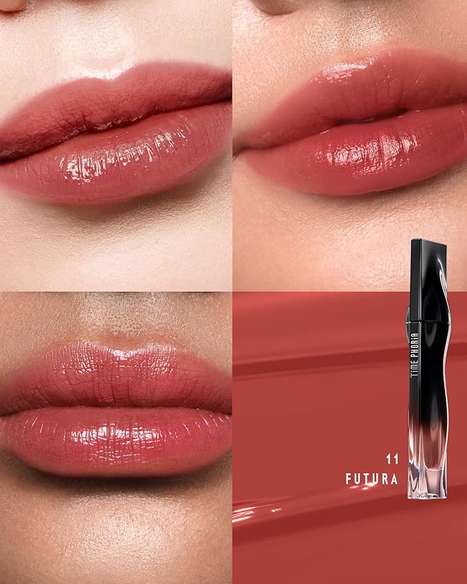 STELLAR DUST LIP STAIN-Waterproof and Transferproof Lip Tint For Women, Glossy Finish Lip Gloss, Lightweight High Coverage, Long Lasting, Stocking Stuffers For Teen Girls (11 FUTURA)