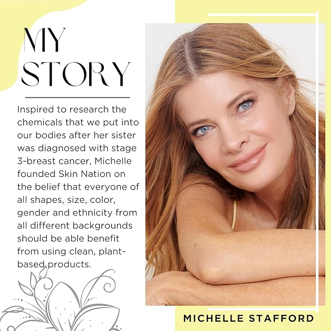 Skin Nation Renew Face Cream, Hydrating Moisturizer with Peptides, Hyaluronic Acid & Green Tea, Lightweight Plant-Based Cream for Smooth, Radiant Skin, 1.69 fl oz