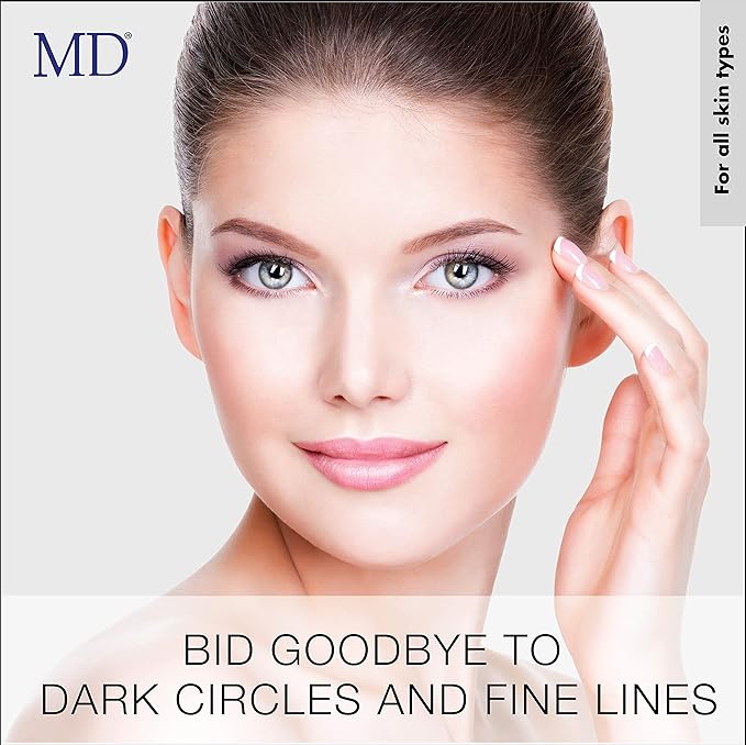 MD Ultimate Eye Cream – Under Eye Cream for Reduced Dark Circles, Puffiness, Wrinkles, Bags & Anti-Aging – Enriched with Collagen, Peptides, Shea Butter for Firmness, Lifting & Moisturization