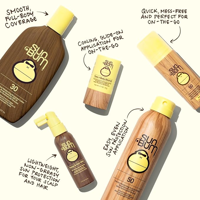 Sun Bum Original SPF 30 Sunscreen Body Spray - Broad Spectrum Moisturizing Sunscreen with Vitamin E - Hawaii 104 Act Compliant (Made without Octinoxate & Oxybenzone) - 6 oz (Pack of 2)