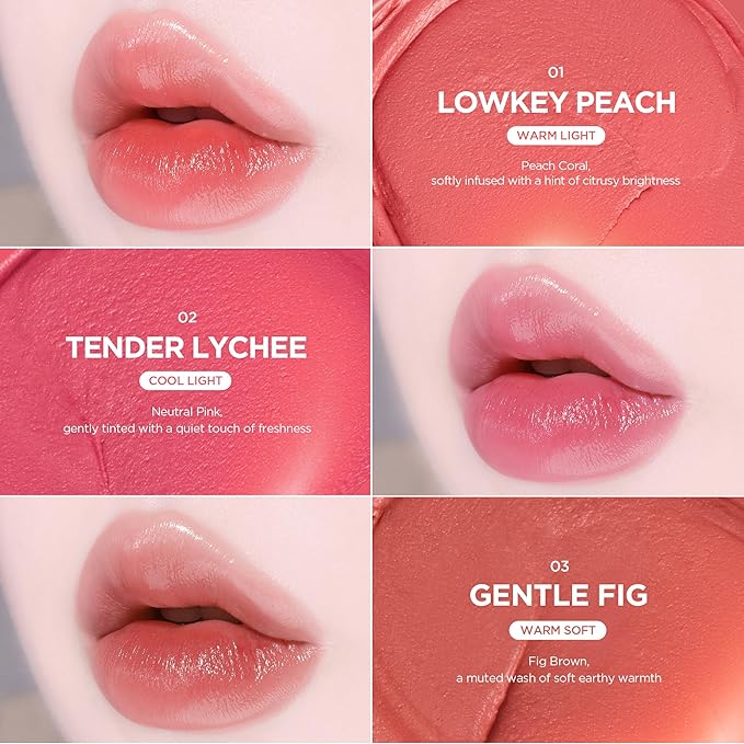 lilybyred Balming Dewy Tint | Korean Semi-Glow Lip Stain, Velvet to Soft Glow Texture, Sheer Buildable Color, Moisturizing & Lightweight, Natural Flush Look, Non-Sticky, 0.21 oz. (05 Squeeze Apple)