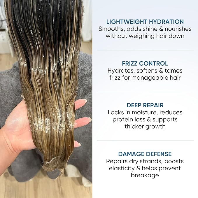 Agua de Cielo Hair Ampoules Set - Intensive Hair Treatment for Damaged Hair, Nourish, Hydrate, Repair & Growth - 4 Ampoules of 10ml