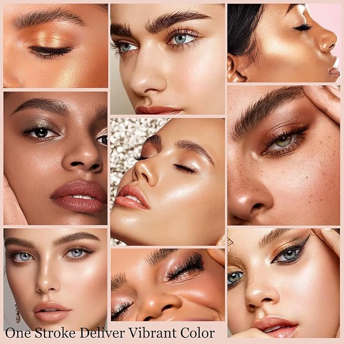 Cream Eyeshadow Stick Blendable Shimmer Eyeshadow Long Lasting High Pigment Eye Shadow Sticks,Waterproof Hypoallergenic eyeshadow Pencil (10#)