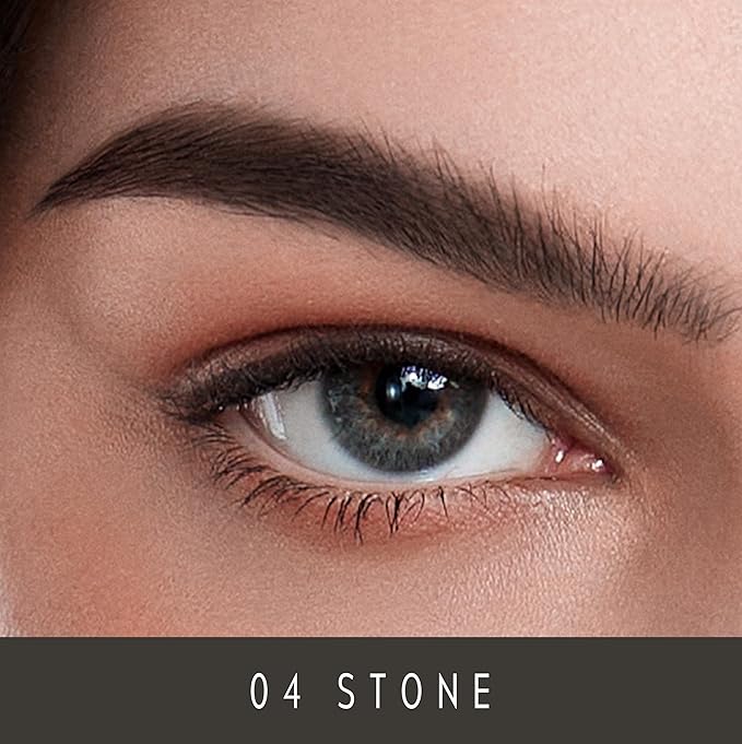 Genesis SuperStay Eyebrow Pencil - Waterproof, Smudge Proof, Long-Lasting Brow Pencil with Precision Oval Tip, For Natural & Bold Looks (04 STONE)