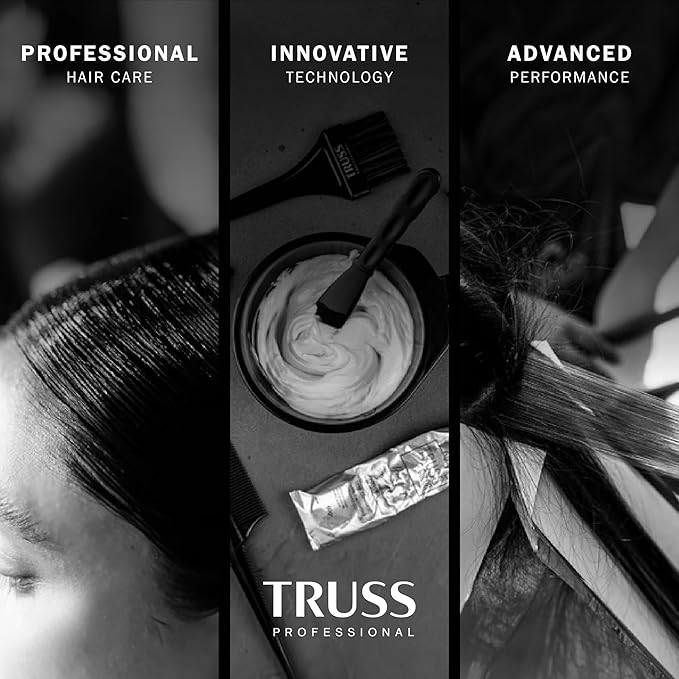 TRUSS Hair Protector - Powerful Heat Protectant + Blowout Cream - Easy-to-Use Blow Dryer + Detangler Spray with Strong Thermal Protection for Hair - Smoothing Anti Frizz Blow Dry Cream - (240 ml)