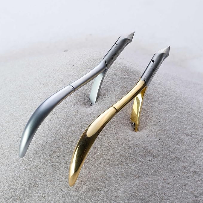 NGHIA Premium Cuticle Nipper - D-05V Jaw 14 (Stainless Steel) - Professional Nail Tools