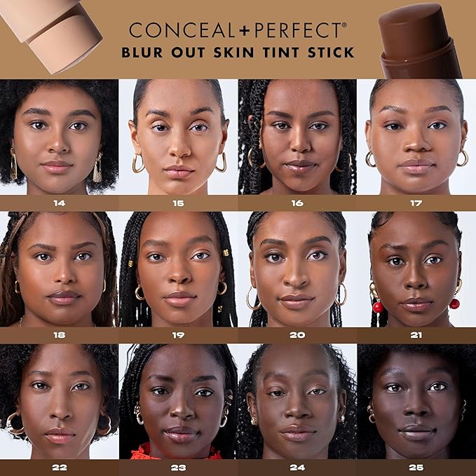 Milani Conceal + Perfect - Skin Tint Stick, Blur Out Tinted Moisturizer Makeup, Shade 16