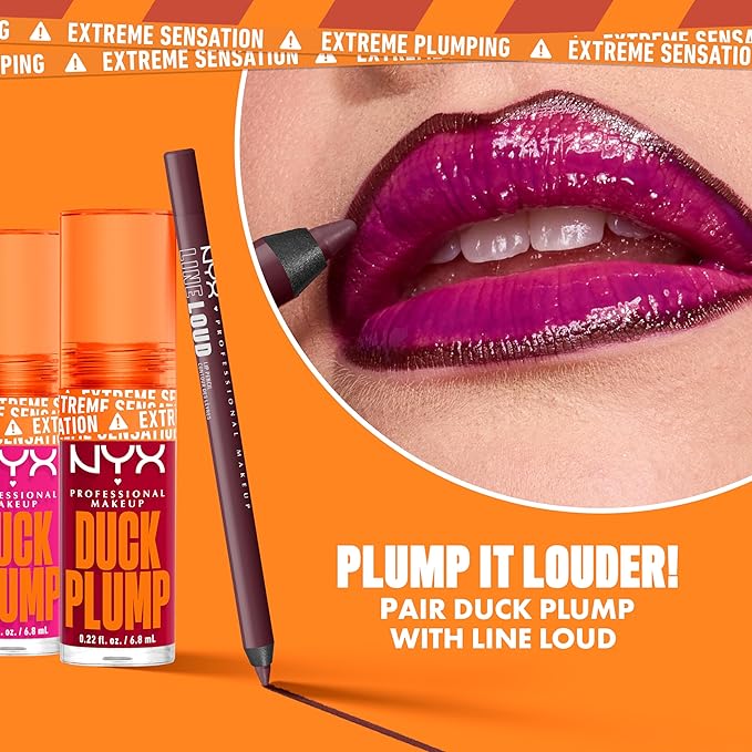 NYX PROFESSIONAL MAKEUP Line Loud Lip Liner, Longwear and Pigmented Lip Pencil with Jojoba Oil & Vitamin E - Too Blessed