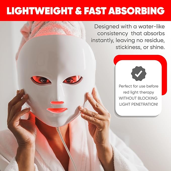 Copper Peptide Red Light Activation Serum – Exosome-Enhanced Peptide Formula that Helps Visibly Smooth Wrinkles and Improve Firm, Youthful-Looking Skin with Enhanced Delivery - 1 oz.