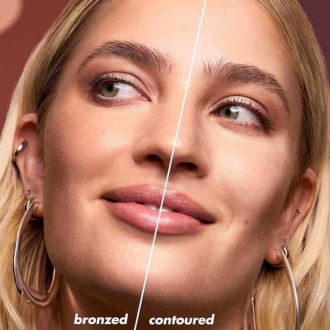 e.l.f. Camo Liquid Bronzer & Contour, Silky Highly Pigmented Formula, Creates a Long-Lasting Bronzed Glow & Natural Look, Vegan & Cruelty-Free, 2 Fair/Light