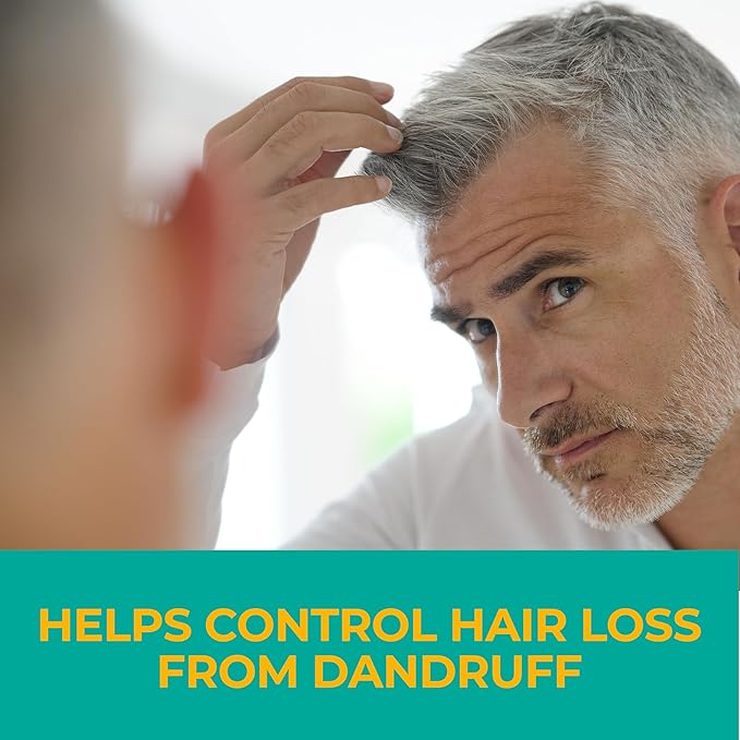 Nizoral Anti-Dandruff Shampoo with 1% Ketoconazole, 14 Fl Oz, Peppermint and Tea Tree Scent, Anti Fungal Shampoo, For All Hair Types